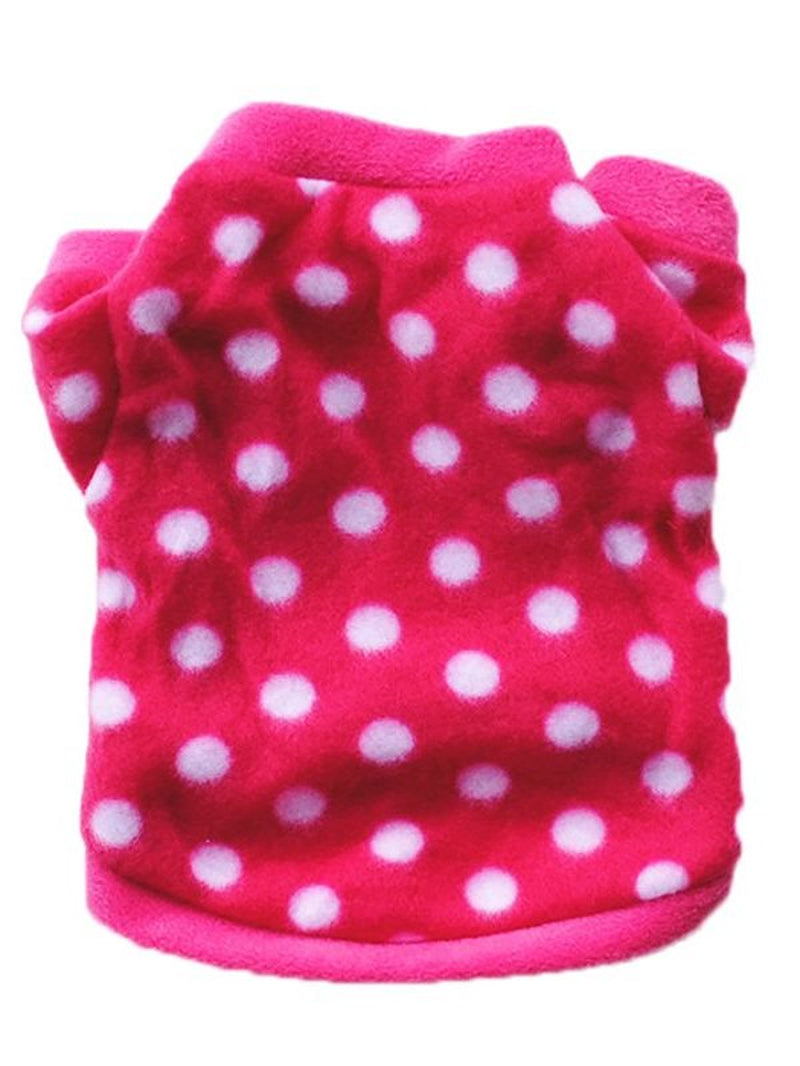Small Pet Dog Fleece Vest Warm Shirt Coat Puppy Sweater Winter Apparel Clothes Animals & Pet Supplies > Pet Supplies > Dog Supplies > Dog Apparel Malory M Pink 
