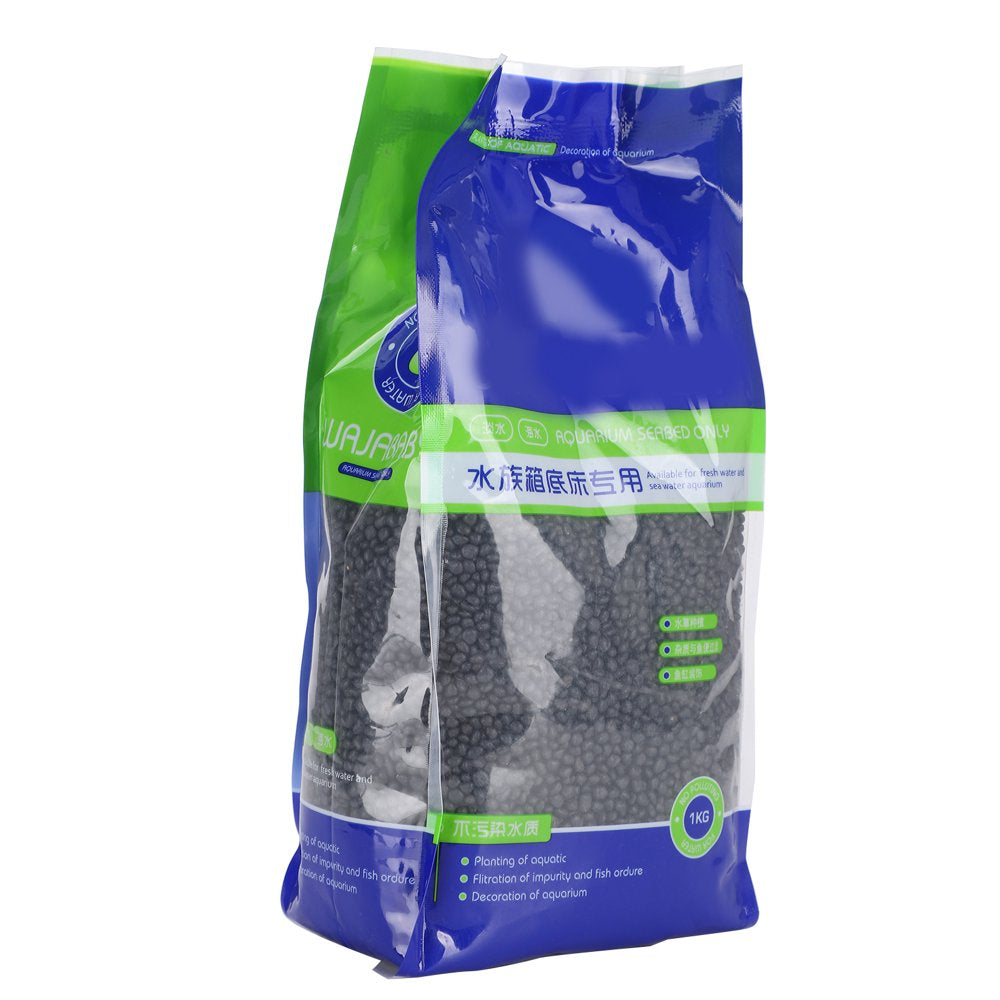 Mavis Laven Aquarium Black Gravel Fish Tank Water Plants Mud Aquarium Substrate Soil for Aquariums Landscaping Vases Plants 1Kg Animals & Pet Supplies > Pet Supplies > Fish Supplies > Aquarium Gravel & Substrates Mavis Laven   