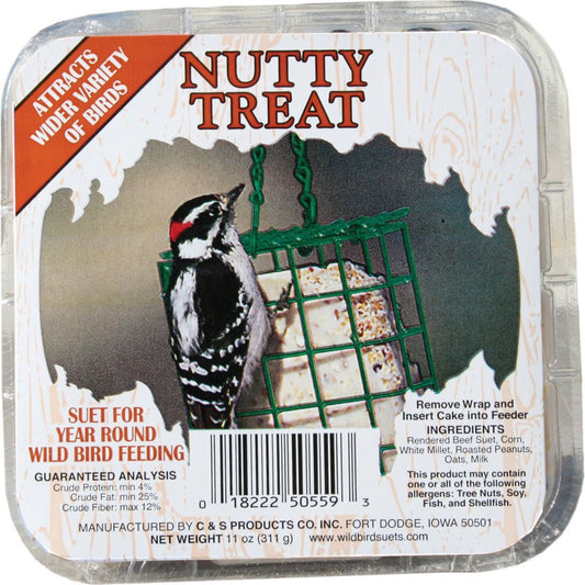 C and S Products Co Inc P-Nutty Treat Picture Label 11 Ounce Animals & Pet Supplies > Pet Supplies > Bird Supplies > Bird Treats C. & S. Prod.   