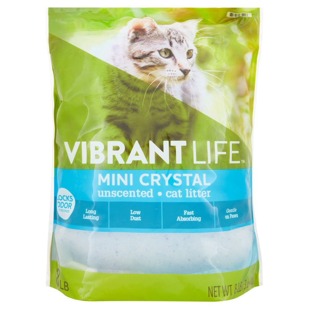 Vibrant Life Mini Crystal Unscented Cat Litter, 8 Lb Animals & Pet Supplies > Pet Supplies > Cat Supplies > Cat Litter Wal-Mart Stores, Inc. 8 lbs  