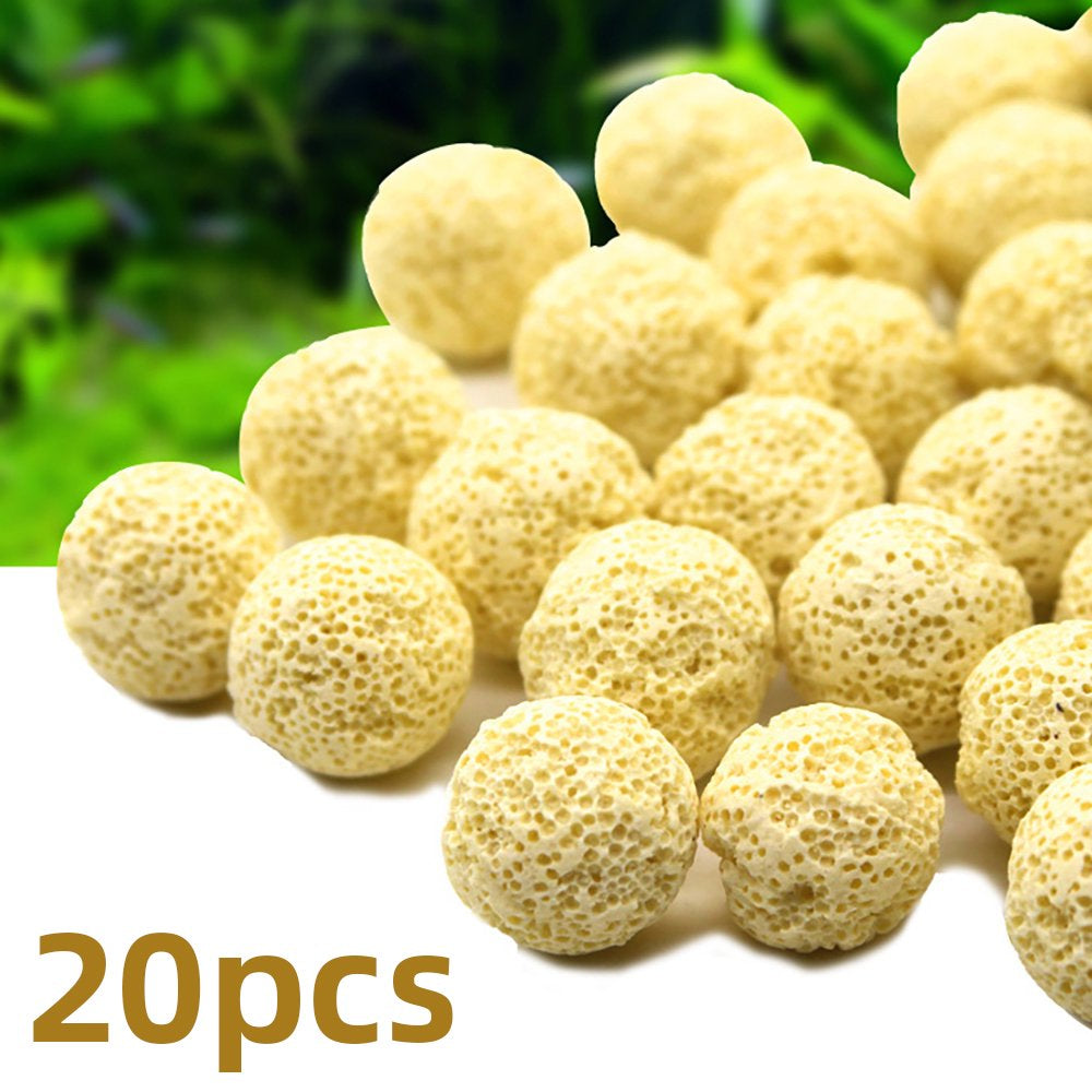 Aquarium Filter Media Ball Aquarium Bio Ball for Aquarium Filter 20PCS Animals & Pet Supplies > Pet Supplies > Fish Supplies > Aquarium Filters Anself 20 pcs  