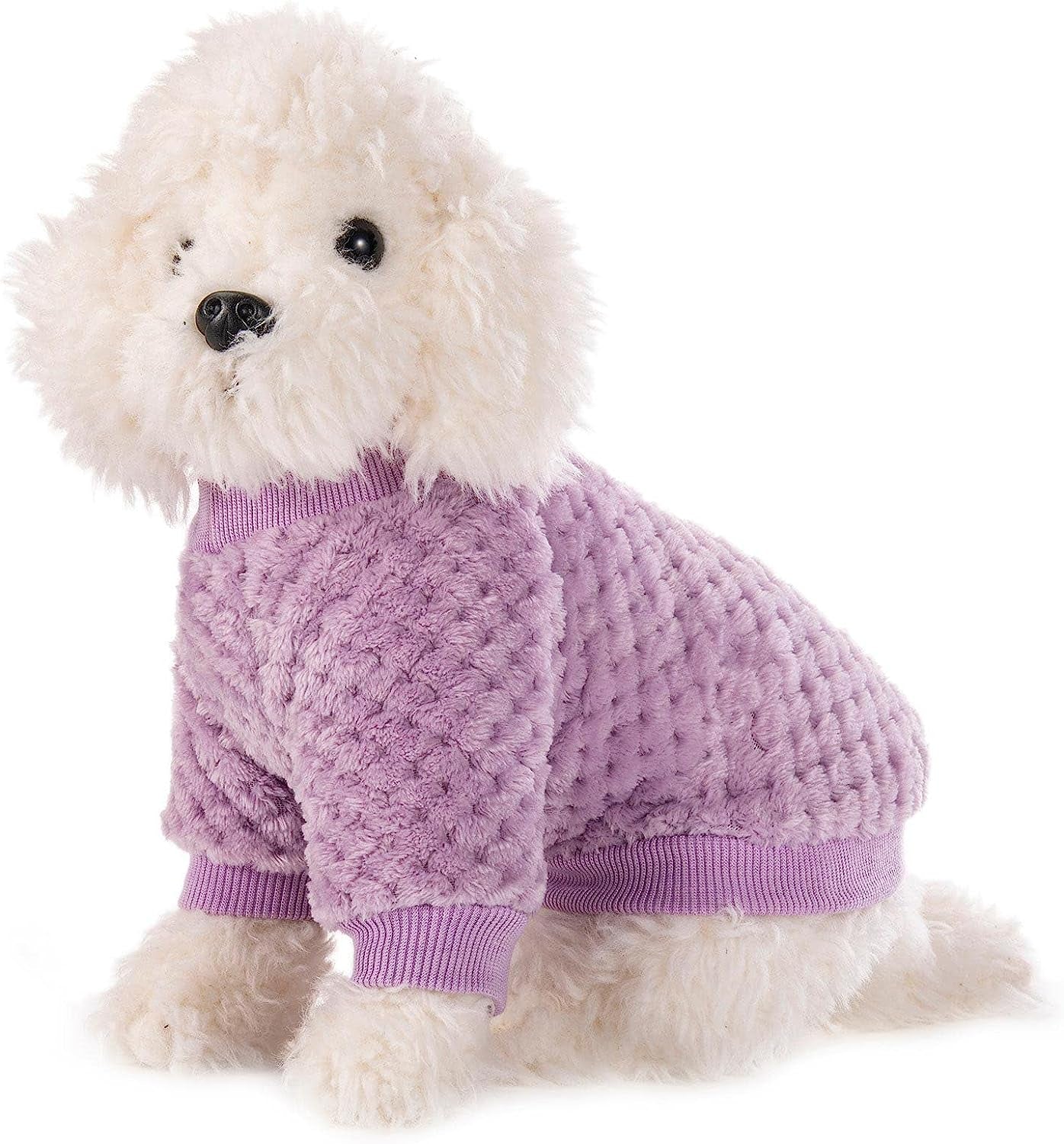 Dog Sweater, 3 Pack Dog Sweaters for Small Medium Dogs or Cat, Warm Soft Flannel Pet Clothes for Dogs Girl or Boy, Dog Shirt Coat Jacket (Small, Pink+Purple+Light Green) Animals & Pet Supplies > Pet Supplies > Dog Supplies > Dog Apparel POMIU Purple Large 