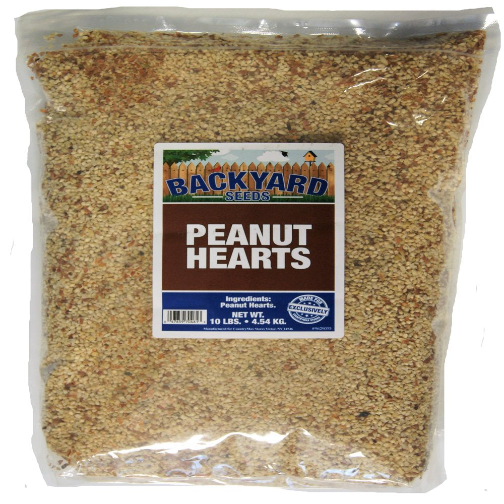 Backyard Seeds Peanut Hearts 10 Pounds Animals & Pet Supplies > Pet Supplies > Bird Supplies > Bird Treats BACKYARD SEEDS   