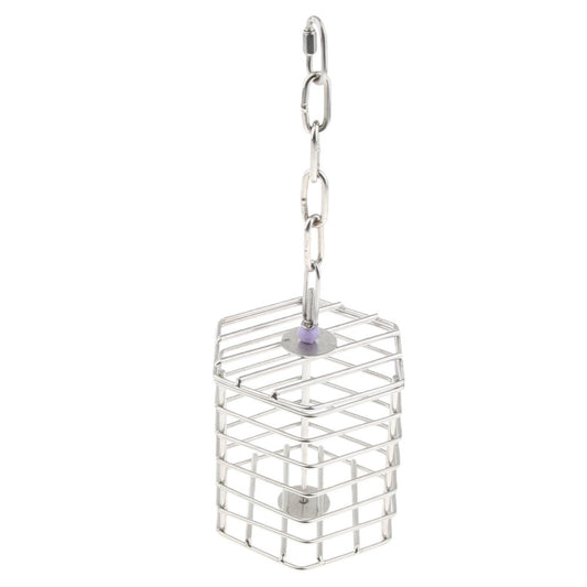 Pet Bird Parrot Squirrel Bold Stainless Steel Hanging Cage Foraging Toys Macaw Cockatoo Feeder Entertainment Toys Animals & Pet Supplies > Pet Supplies > Bird Supplies > Bird Toys Colcolo   