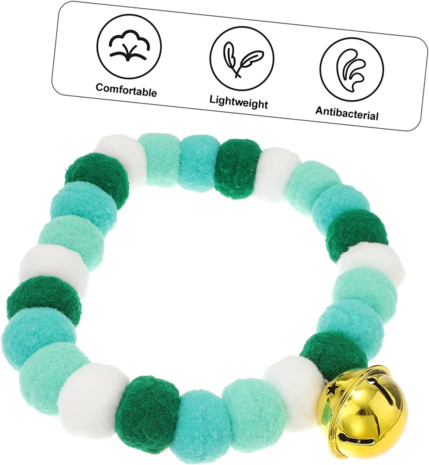 NOLITOY 1Pc Male Boys Patricks L Costume Shamrock Green - Spring Creative Tie Holiday St Collarsl Ties Cm Puppies Day Cloth and Kitten Decoration Small Necklace Collar Lucky Dogs Festival Animals & Pet Supplies > Pet Supplies > Dog Supplies > Dog Apparel NOLITOY   