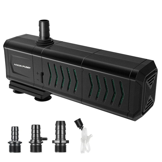 530GPH Submersible Pump (2000L/H, 29W), 4-In-1 Fountain Water Pump with Two Percolators Filters, Filtration/Aeration/Wave Generator for Aquariums, Fish Tanks, Ponds, Fountains, Hydroponics Animals & Pet Supplies > Pet Supplies > Fish Supplies > Aquarium Filters VicTsing   