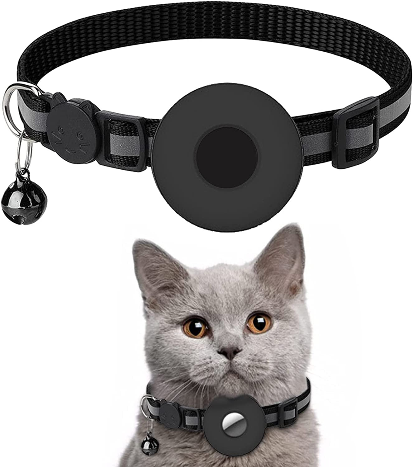 Dog Collars with Bow Ties Cat Collar with Breakaway Bell Reflective Adjustable Strap Collar with Holder 1 CM in Width Animals & Pet Supplies > Pet Supplies > Dog Supplies > Dog Apparel HonpraD   