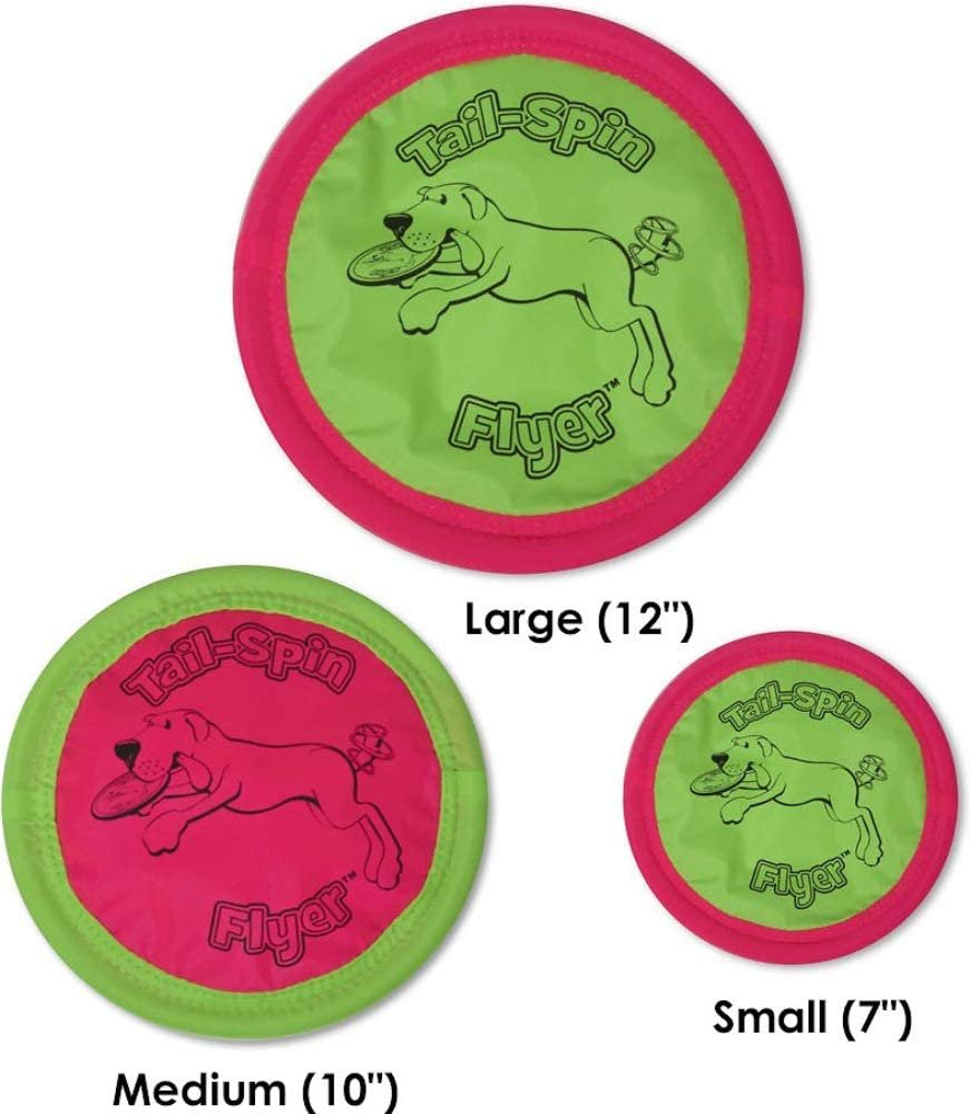 Booda Tail Spin Flyer Big Daddy Frisbee Dog Toy, Large Animals & Pet Supplies > Pet Supplies > Dog Supplies > Dog Toys Doskocil Manufacturing Co Inc   