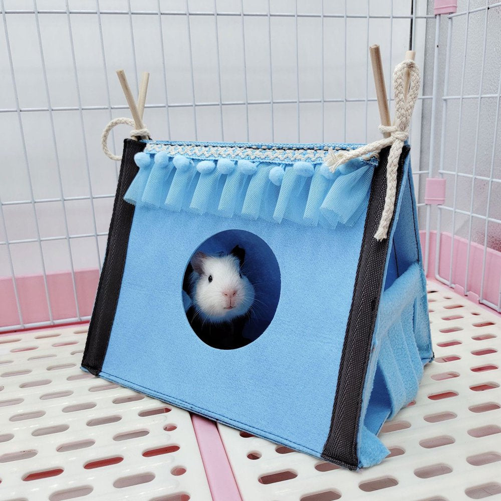 JULYING Small Animal Hideout Tent Cage House for Hamster Rat Mice Parrot Habitats Animals & Pet Supplies > Pet Supplies > Small Animal Supplies > Small Animal Habitats & Cages JULYING   