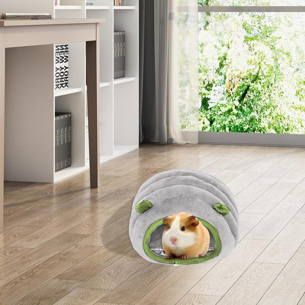 Erty Hamster Bed Mini Soft Warm Hamster House Warm Sleeping Nest Bed for Syrian Hamster Gerbil Mouse Sugar Glider Squirrel Adorable Animals & Pet Supplies > Pet Supplies > Small Animal Supplies > Small Animal Habitats & Cages ERTY   