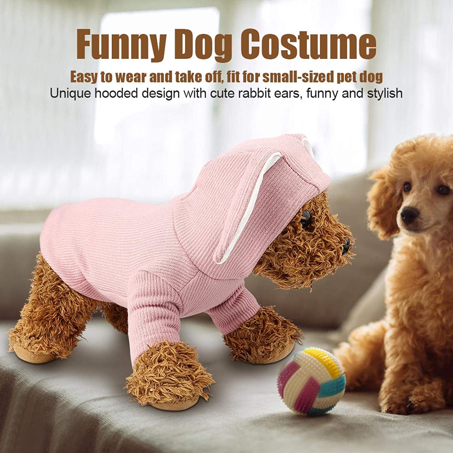  Puppy Dress for Small Dogs Girl, Dog Clothes, Bunny