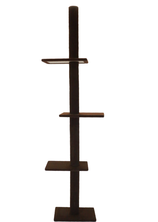 Cat Craft 90-In Cat Tree & Scratching Post Tower, Brown Animals & Pet Supplies > Pet Supplies > Cat Supplies > Cat Furniture One Source International Brown  