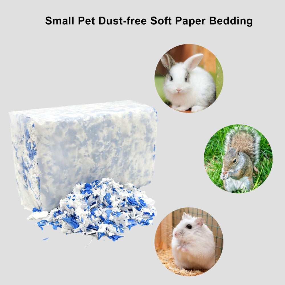 Famure Paper Bedding for Small Pet-Colorful Small Animal Bedding-Soft and Comfortable Dust-Free for Hamsters Rabbits Guinea Pigs