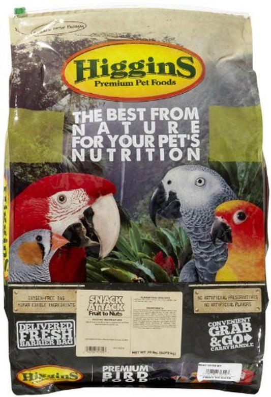 Higgins Sunburst Fruit to Nuts Bird Treat, 20 Lb Animals & Pet Supplies > Pet Supplies > Bird Supplies > Bird Treats HIGGINS GROUP   