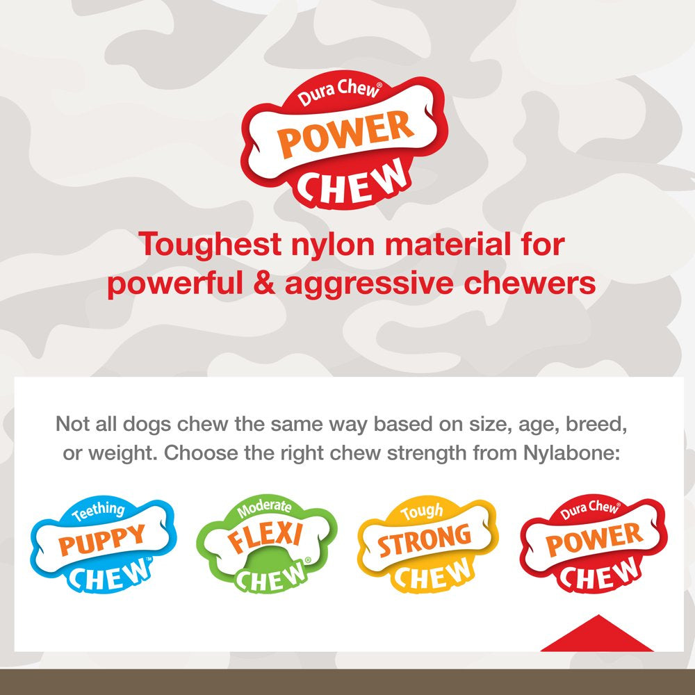 Nylabone Power Chew Camo Dog Toy Chicken Flavor, X-Large Animals & Pet Supplies > Pet Supplies > Dog Supplies > Dog Toys Central Garden and Pet   