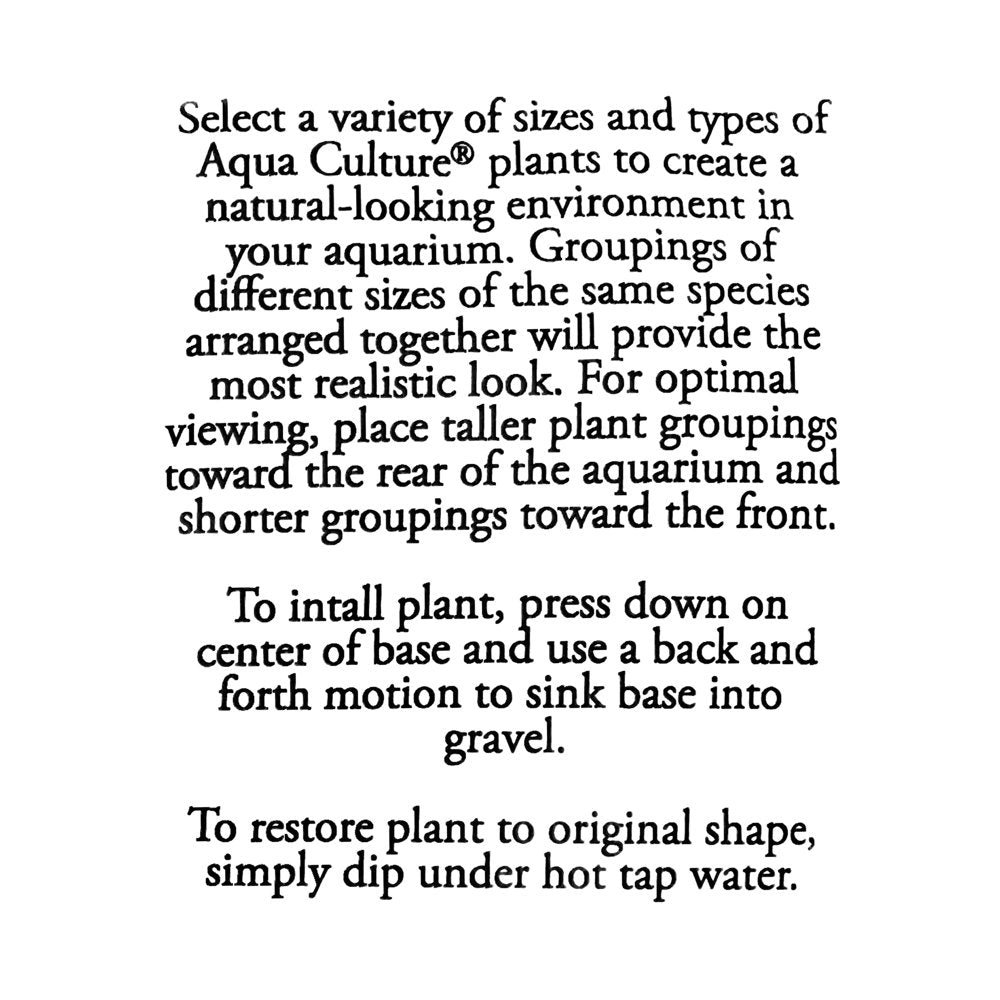 Aqua Culture XXL Aquarium Plants, Assorted Colors Animals & Pet Supplies > Pet Supplies > Fish Supplies > Aquarium Decor Wal-Mart Stores, Inc.   