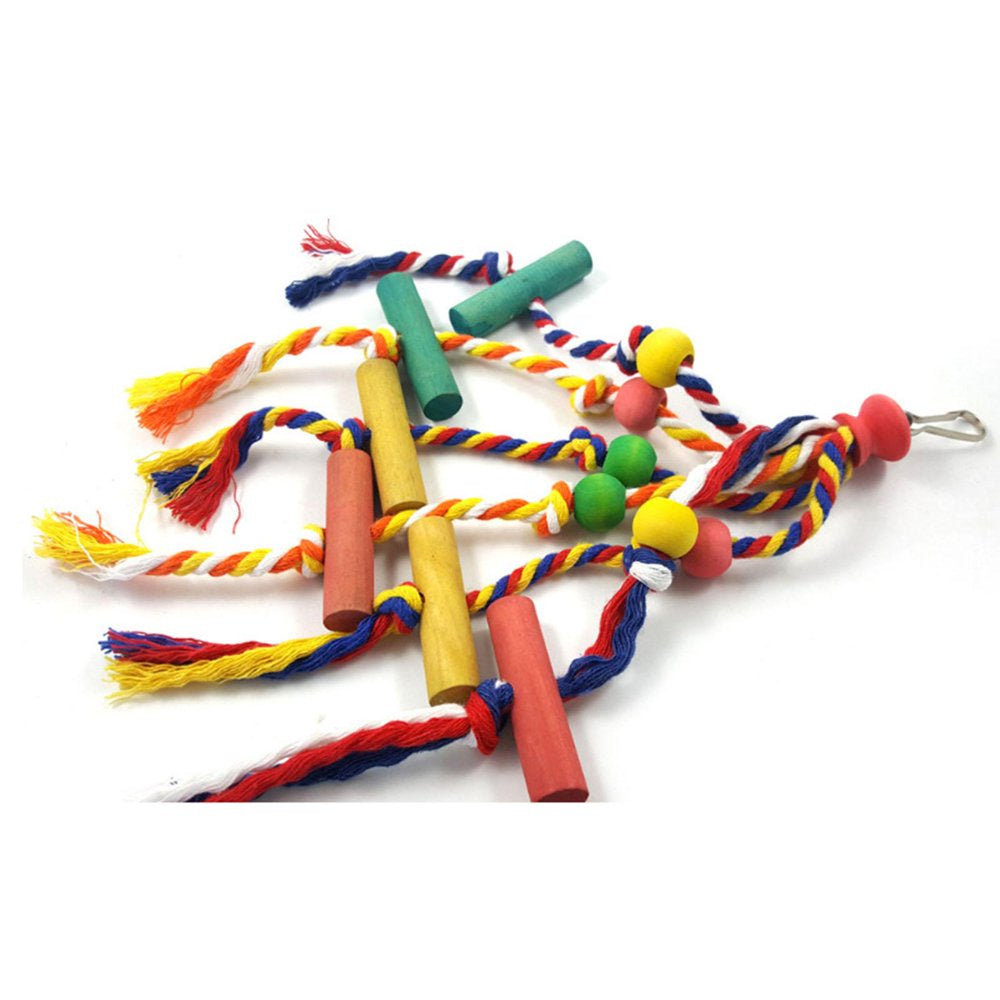 Bird Parrot Toys, Cage Accessories Hanging Chewing.Large Medium Bird Cage Parakeets, Cockatiels, Lovebirds, Conures, Parrots, Finch Animals & Pet Supplies > Pet Supplies > Bird Supplies > Bird Cage Accessories perfk   