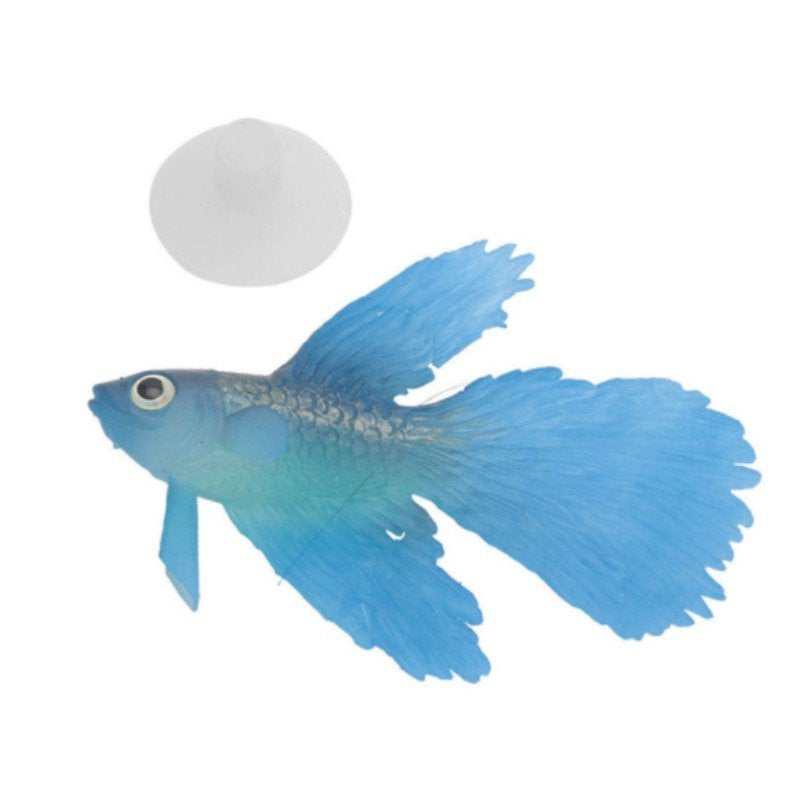 Artificial Fish Aquarium Silicone Fish Floating Glowing Fake Fish for – KOL  PET