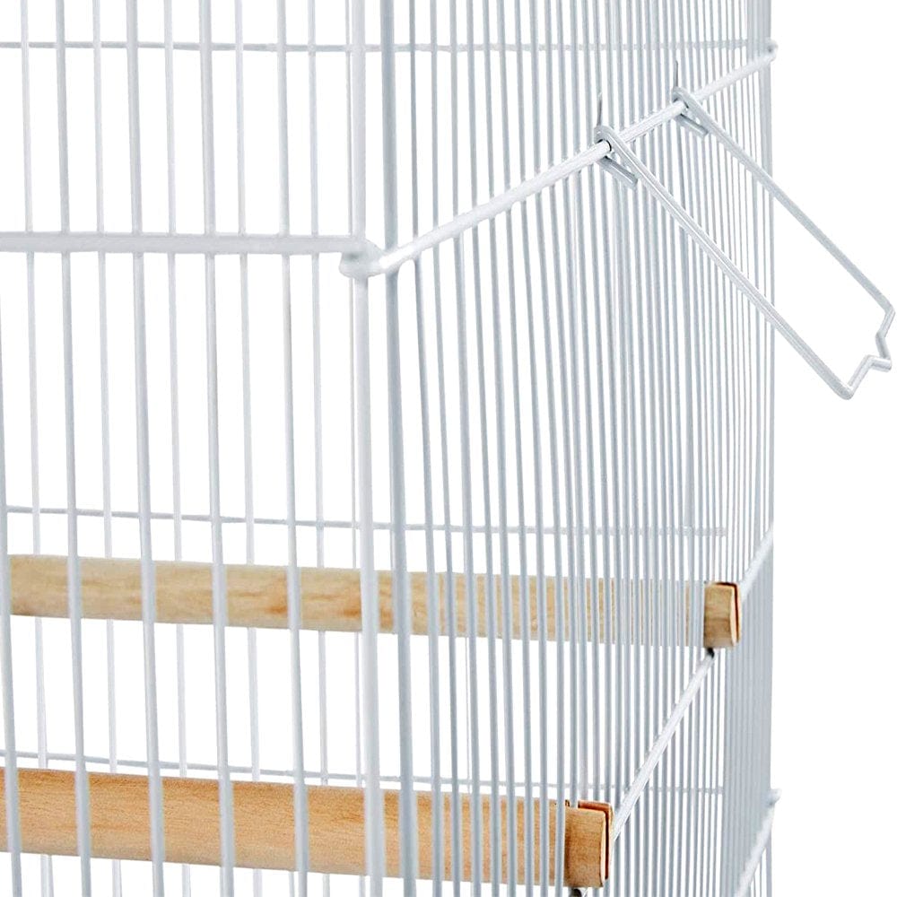 55" Extra Large Multiple Flight Bird Breeding Breeder Cage with Rolling Stand 3/8-Inch Bar Spacing for Aviary Budgie Canary Finch Animals & Pet Supplies > Pet Supplies > Bird Supplies > Bird Cages & Stands Mcage   