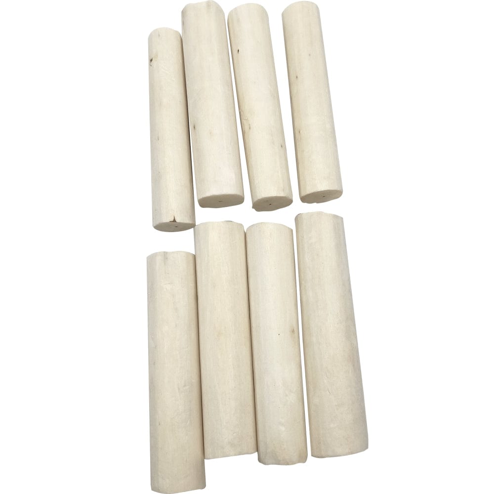 5506 Natural Sola Skin Log PK12 M&M Bird Toys - Large Easy to Chew Natural Logs with Skin Animals & Pet Supplies > Pet Supplies > Bird Supplies > Bird Toys M&M Bird Toys Skinless Sola Log Skinless White 8