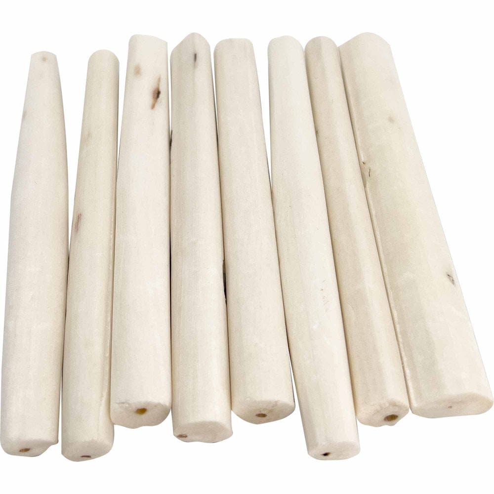 5506 Natural Sola Skin Log PK12 M&M Bird Toys - Large Easy to Chew Natural Logs with Skin Animals & Pet Supplies > Pet Supplies > Bird Supplies > Bird Toys M&M Bird Toys Skinny Skinless Sola Log Skinless White 8