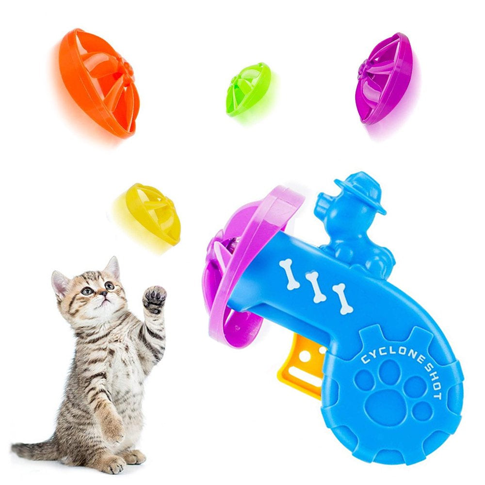 Carkira Cat Toy 5 Color Flying Propeller, Interactive Toy for Kitten Hunting Chase Animals & Pet Supplies > Pet Supplies > Cat Supplies > Cat Toys Carkira   