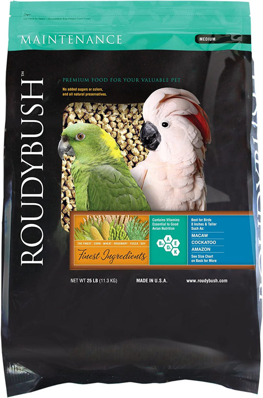 Roudybush Daily Maintenance Bird Food, Medium, 25-Pound Animals & Pet Supplies > Pet Supplies > Bird Supplies > Bird Food - XMGHTU -   