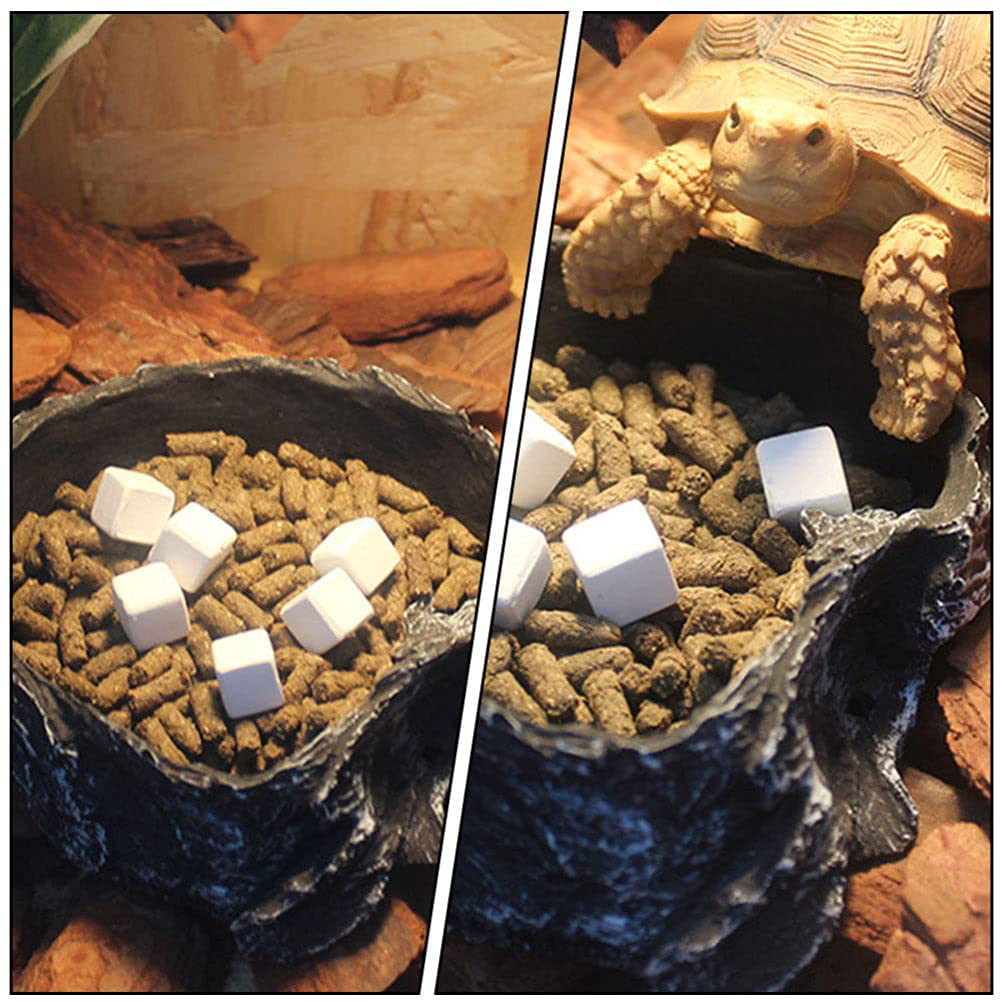 Balacoo 24Pcs Reptile Tank Substrate Calcium Cubes Natural Calcium Mineral for Tortoise Animals & Pet Supplies > Pet Supplies > Reptile & Amphibian Supplies > Reptile & Amphibian Substrates balacoo   