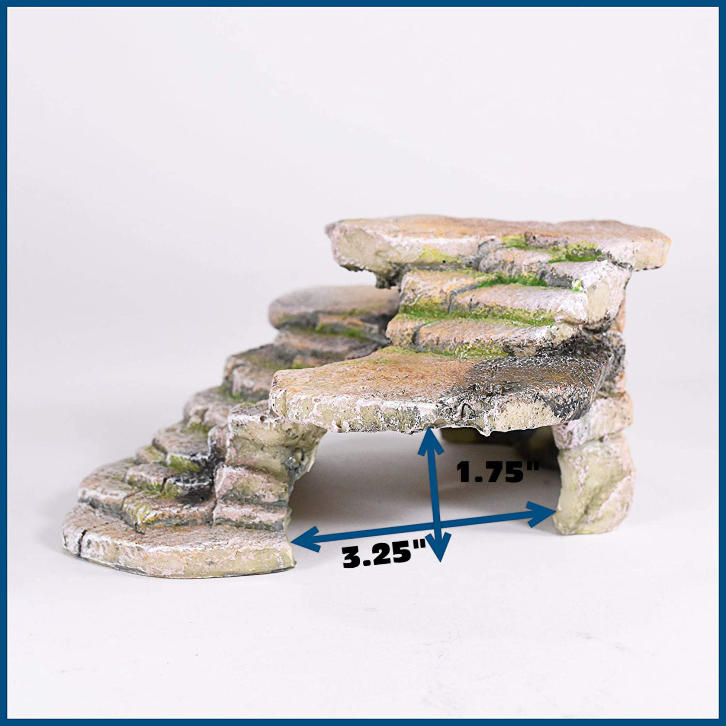 Penn-Plax Reptology Shale Step Ledge for Aquariums & Terrariums, Adds Hiding Spots, Swim Throughs, Basking Ledges for Fish, Reptiles, Amphibians, and Small Animals Animals & Pet Supplies > Pet Supplies > Reptile & Amphibian Supplies > Reptile & Amphibian Habitat Accessories Penn-Plax   