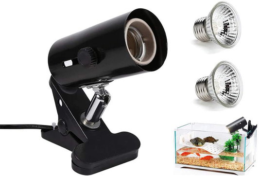 JLXMROSE Heat and Light for Reptiles and Amphibian Tanks with Bulbs & Switch, Adjustable and Rotates 360°, 25W/50W/E27 UVA UVB Bulbs Basking Spot Lamp, Pet Heating Lamp (Black) Animals & Pet Supplies > Pet Supplies > Reptile & Amphibian Supplies > Reptile & Amphibian Habitat Heating & Lighting JLXMROSE   