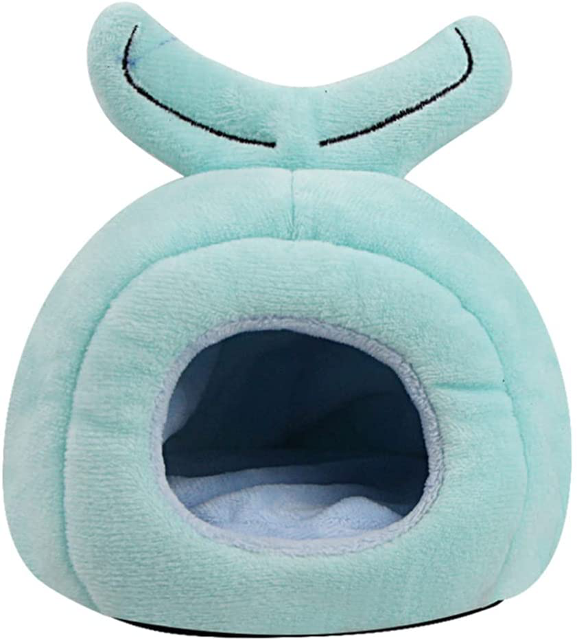 Balacoo Guinea Pig Bed Hedgehog Hamster Hideout Warm House Whale Shape Small Animals Habitat Supplies for Chinchilla Hamster Animals & Pet Supplies > Pet Supplies > Small Animal Supplies > Small Animal Habitat Accessories balacoo   