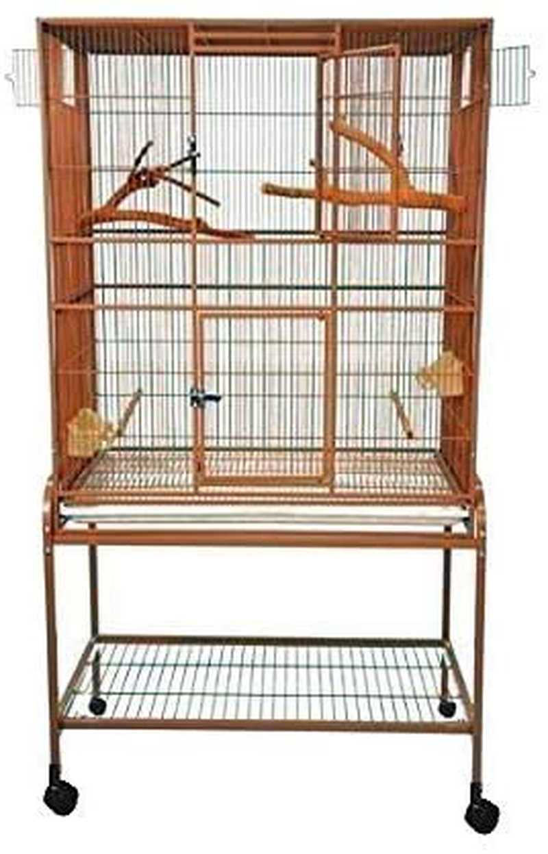 KING'S CAGES Superior Line Extra Large Flight Cage SLFXL 3221 Parrot CAGE 32X21X62 Bird Toy Canary Finch Parakeet Sugar Glider Animals & Pet Supplies > Pet Supplies > Bird Supplies > Bird Toys King's Cages COPPERTONE  