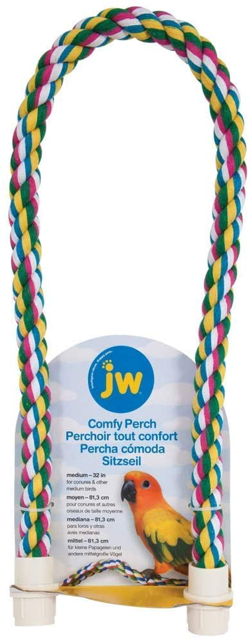 JW Comfy Perch for Birds Animals & Pet Supplies > Pet Supplies > Bird Supplies > Bird Ladders & Perches JW   