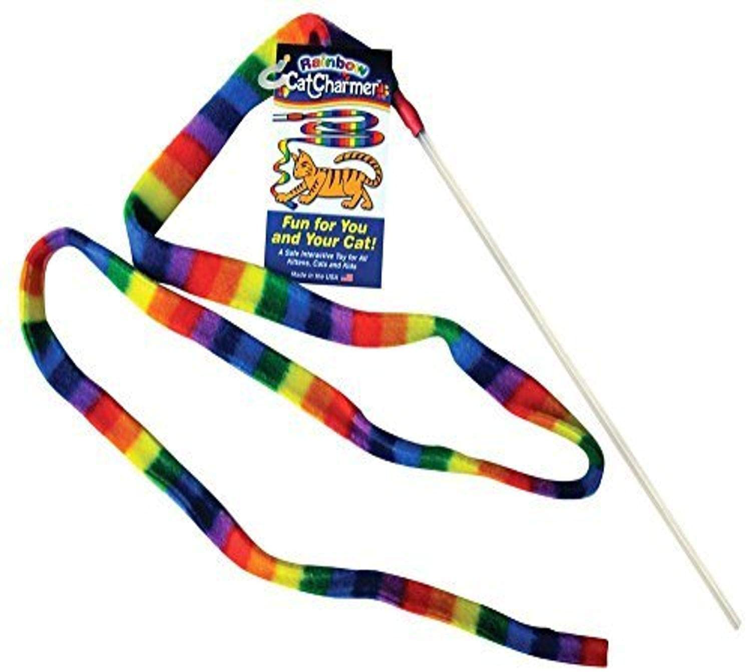 Rainbow Cat Charmer, Durable and Safe, 1 Count Animals & Pet Supplies > Pet Supplies > Cat Supplies > Cat Toys Cat Dancer Products   