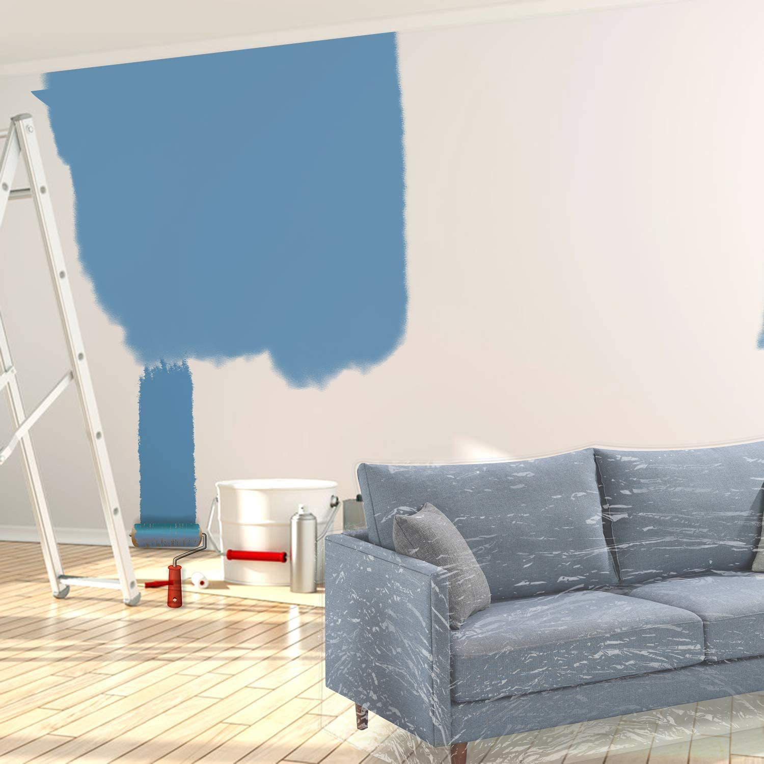 Plastic couch cover best sale for pets