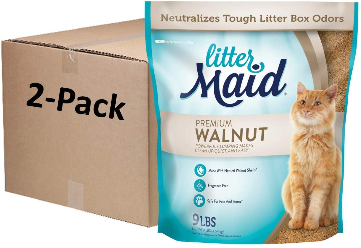 Littermaid Premium Walnut Clumping Litter Animals & Pet Supplies > Pet Supplies > Cat Supplies > Cat Litter LitterMaid 18-Pounds  
