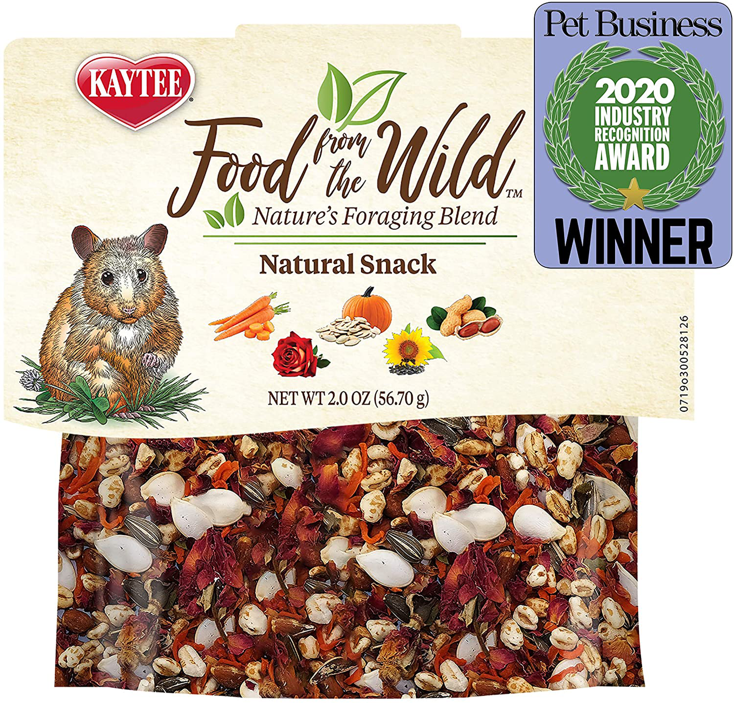 Kaytee Food from the Wild Natural Snack Animals & Pet Supplies > Pet Supplies > Small Animal Supplies > Small Animal Treats Kaytee   