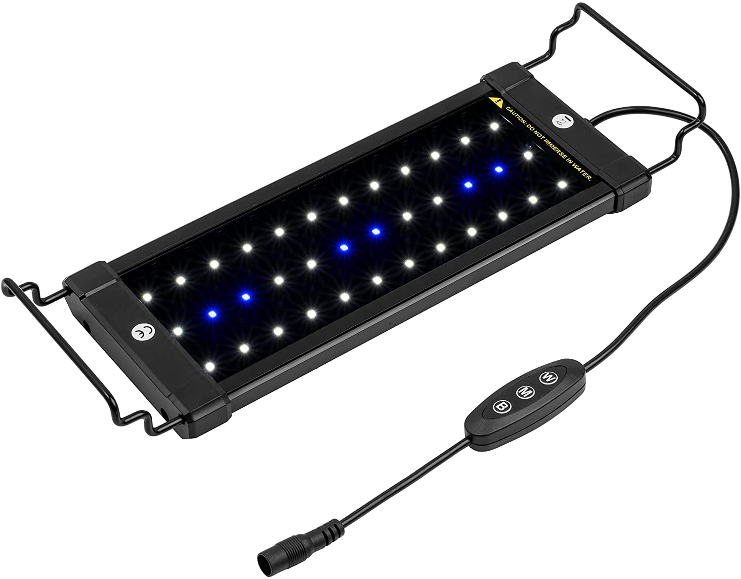 NICREW Classicled Aquarium Light, Fish Tank Light with Extendable Brackets, White and Blue Leds Animals & Pet Supplies > Pet Supplies > Fish Supplies > Aquarium Lighting NICREW 12 - 18 in  