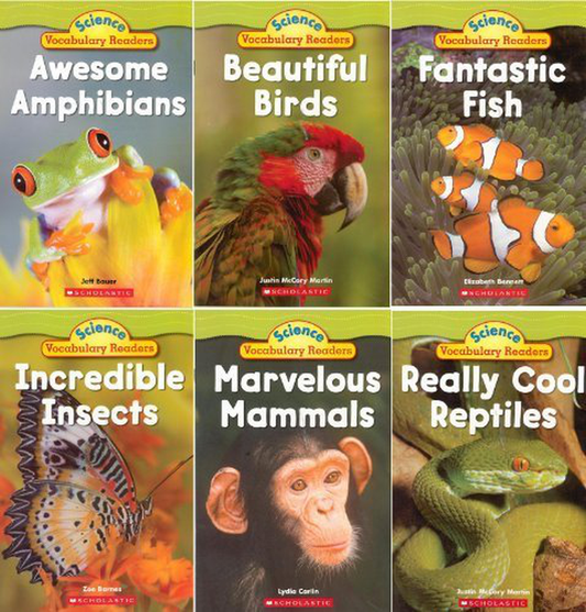 Animal Groups: Science Vocabulary Readers Set: Exciting Nonfiction Books That Build Kids' Vocabularies: Mammals, Birds, Reptiles, Amphibians, Fish, Insects (Science Vocabulary Readers) (2010-05-03)