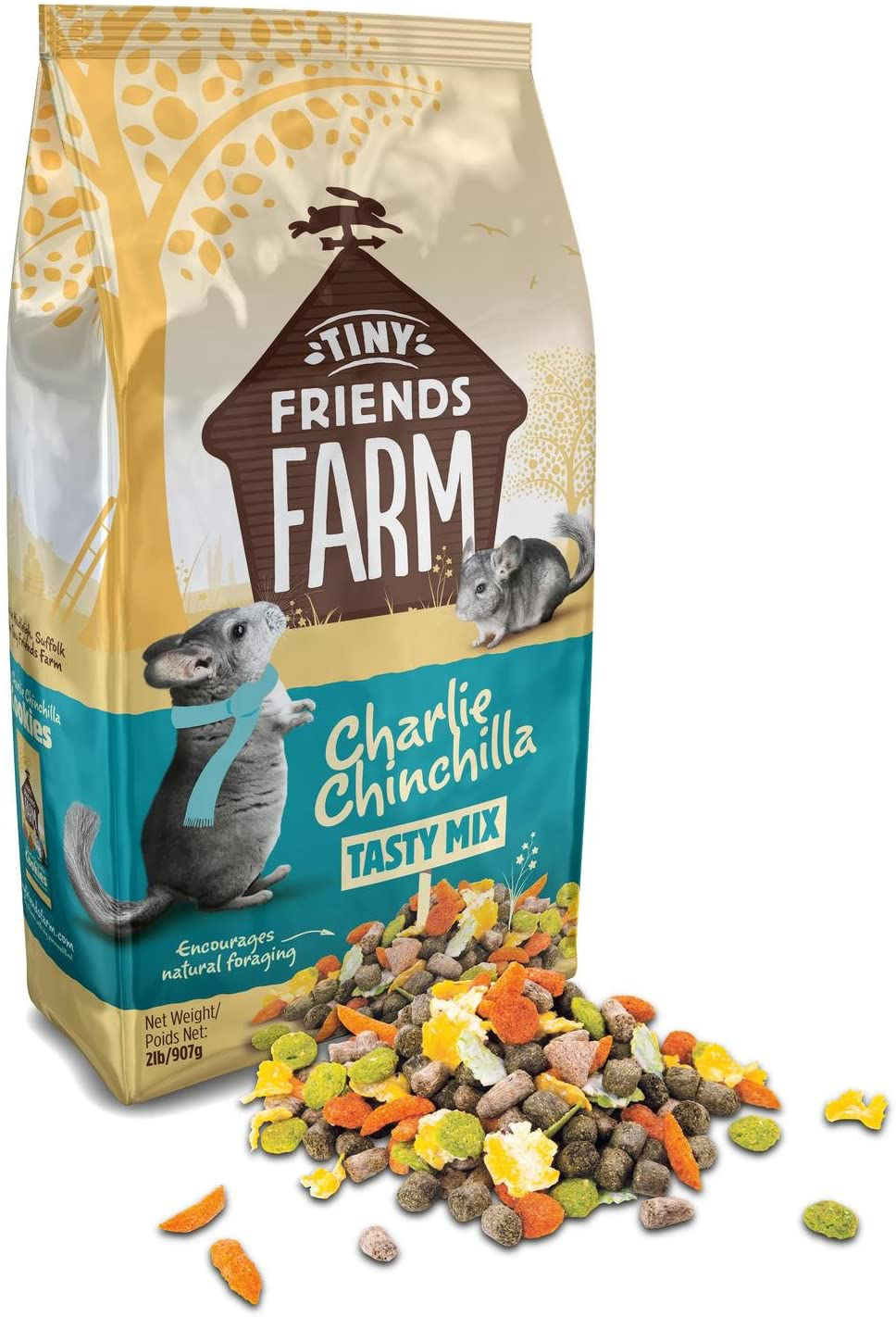 Supreme Petfoods Tiny Friends Farm Charlie Chinchilla Food, 2 Lb Animals & Pet Supplies > Pet Supplies > Small Animal Supplies > Small Animal Food Supreme Petfoods   