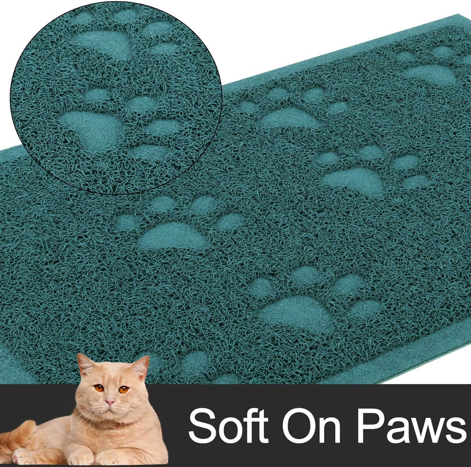 URDOGSL Cat Litter Mat, Premium Durable Cat Litter Trapping Mat for Li –  KOL PET