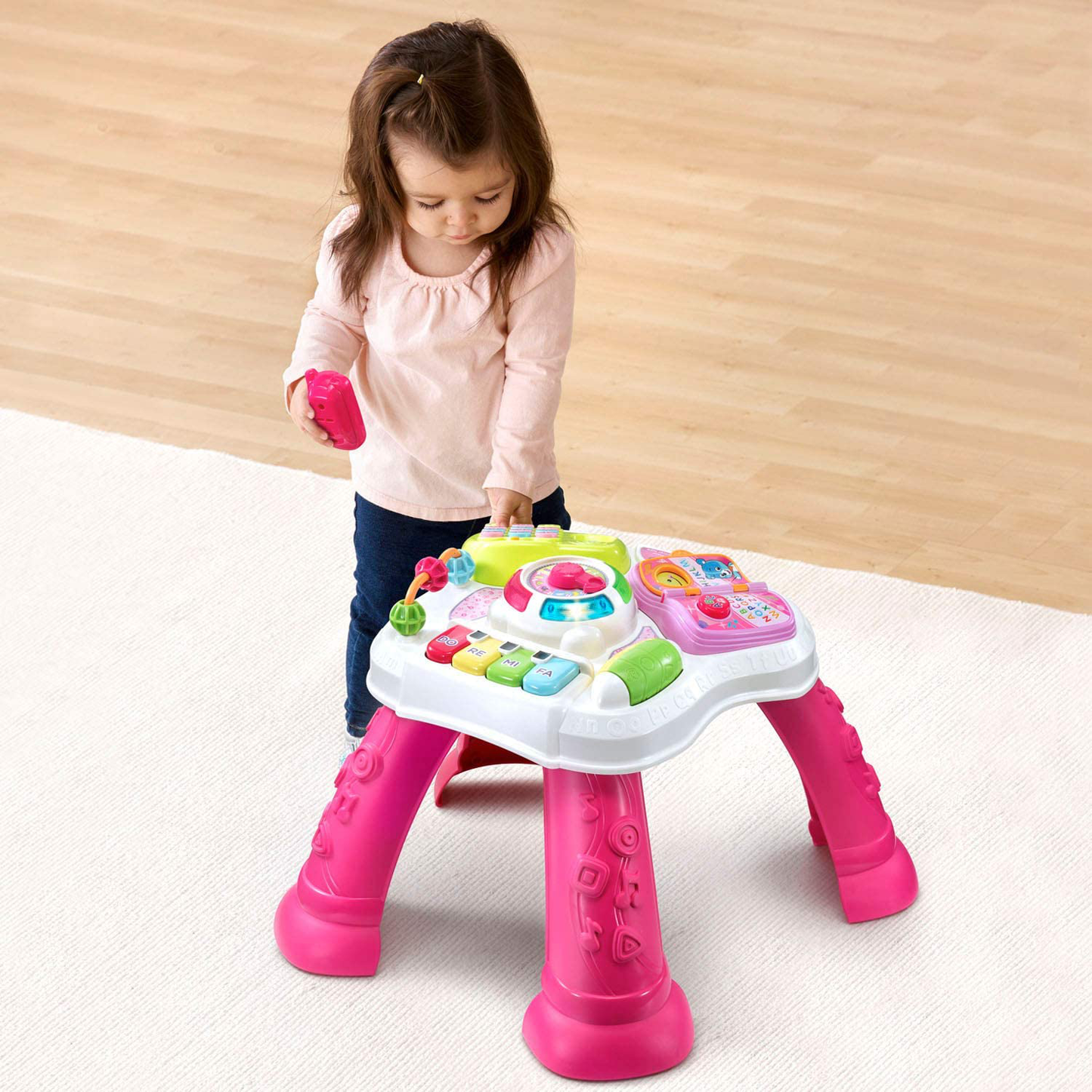 Vtech Sit-To-Stand Learn & Discover Table, Pink Animals & Pet Supplies > Pet Supplies > Bird Supplies > Bird Gyms & Playstands VTech   