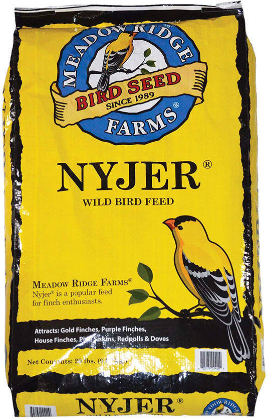 Meadow Ridge Farms Nyjer Thistle Bird Seed Animals & Pet Supplies > Pet Supplies > Bird Supplies > Bird Food Meadow Ridge Farms 20 Pound (Pack of 1)  