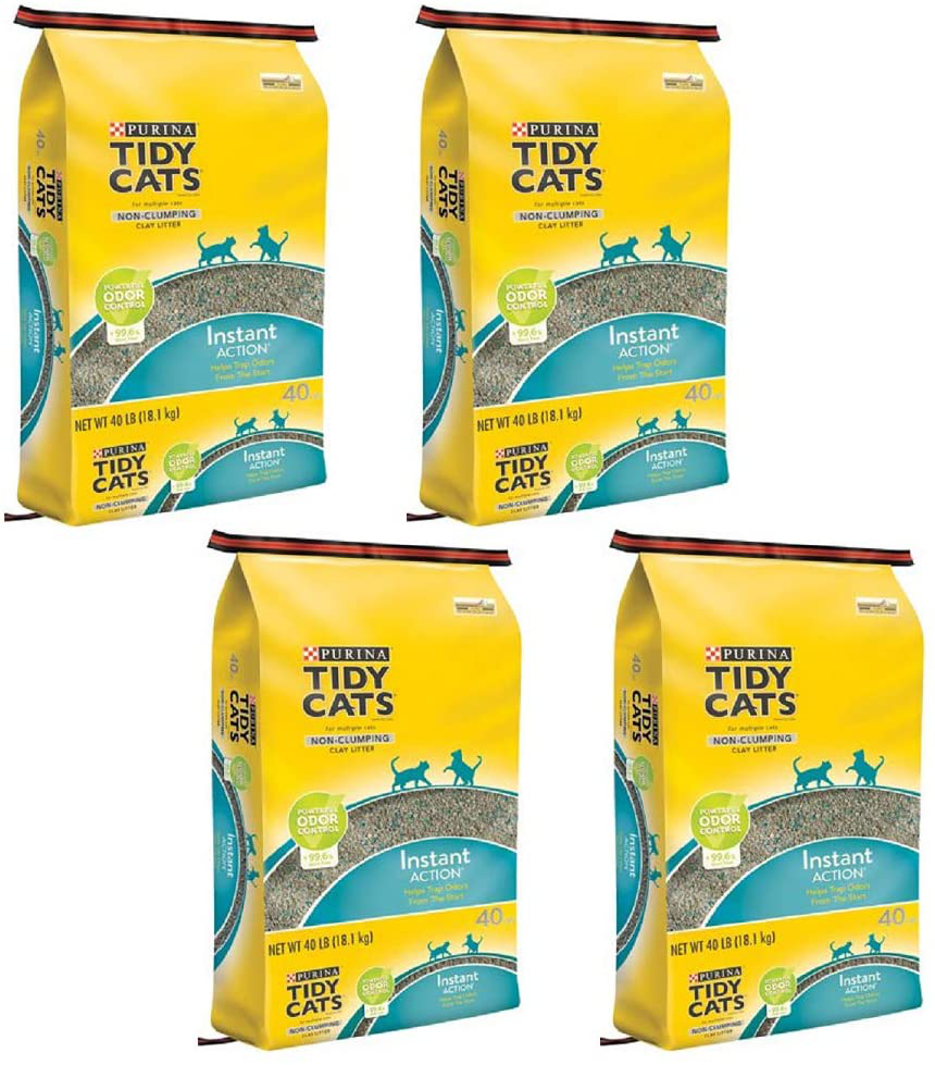 Tidy Cat Non-Clumping Instant Action Animals & Pet Supplies > Pet Supplies > Cat Supplies > Cat Litter Box Liners Tidy Cat 160 LBS.  