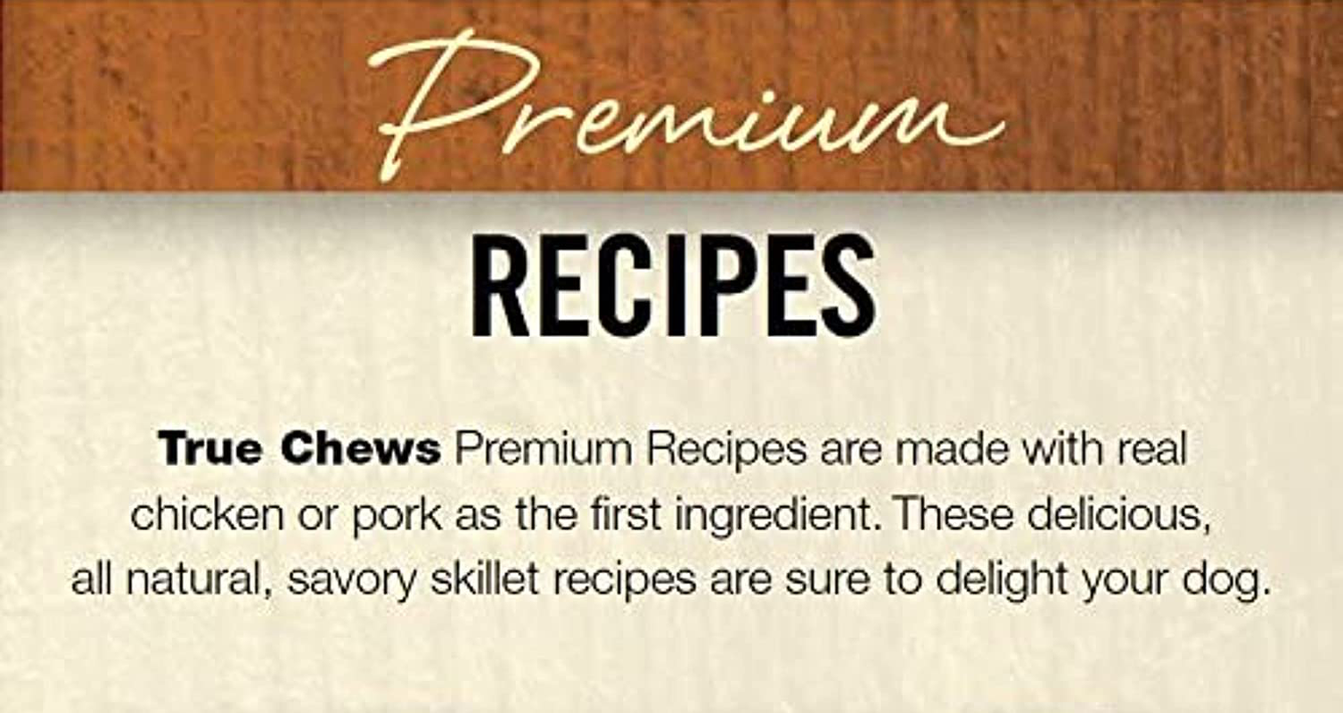 True Chews Dog Treats, Chicken Bacon Recipe, 12 Oz, Medium (019369-2303) Animals & Pet Supplies > Pet Supplies > Small Animal Supplies > Small Animal Treats True Chews   