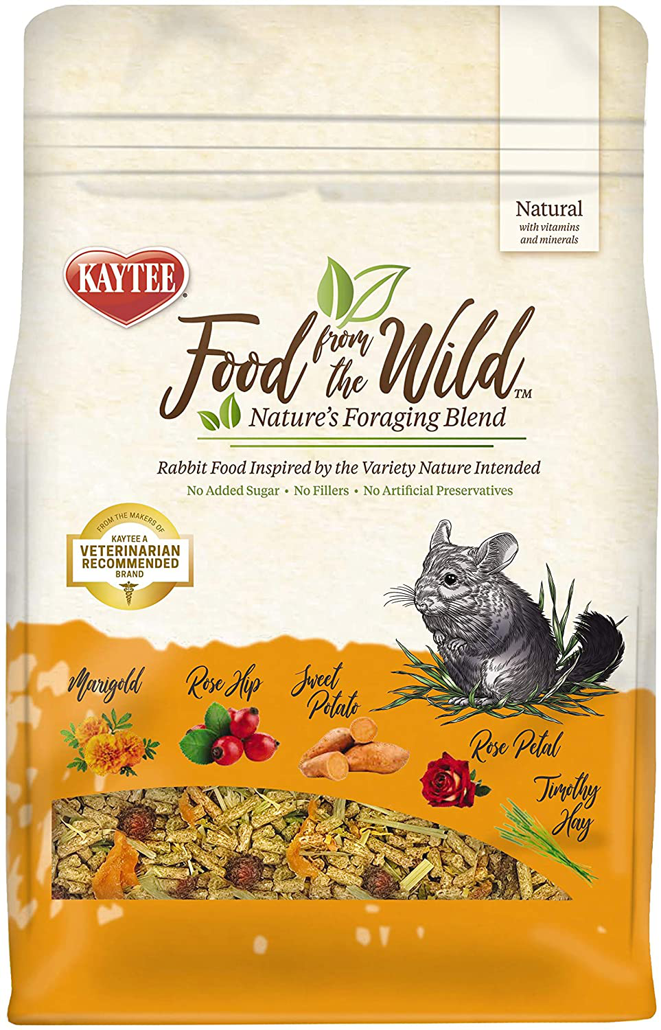 Food from the Wild Chinchilla Animals & Pet Supplies > Pet Supplies > Small Animal Supplies > Small Animal Food Kaytee   