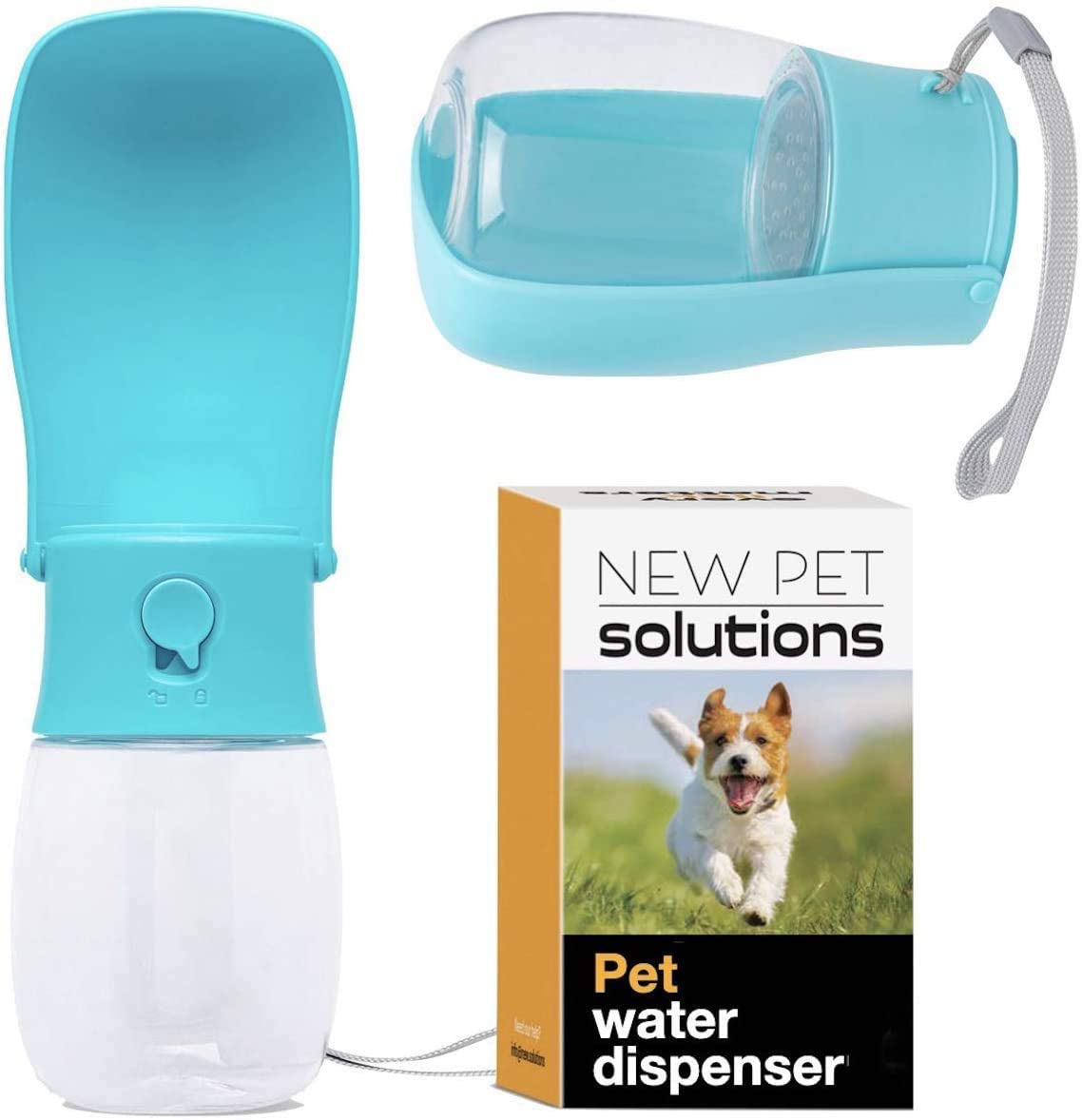 NEW PET SOLUTIONS Foldable Portable Dog Water Bottle for Walking, Hikes & Travel | Compact Easy-To-Carry Pet Water Bottle with Foldable Bowl | Pawesome Water Dispenser for Dogs on the Go | Two Sizes. Animals & Pet Supplies > Pet Supplies > Dog Supplies > Dog Treadmills NEW PET SOLUTIONS   
