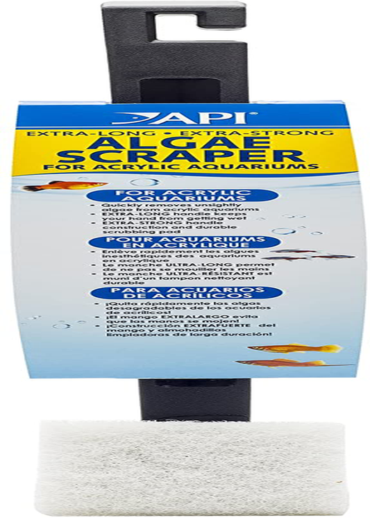 API ALGAE SCRAPER for Acrylic Aquariums 1-Count Container
