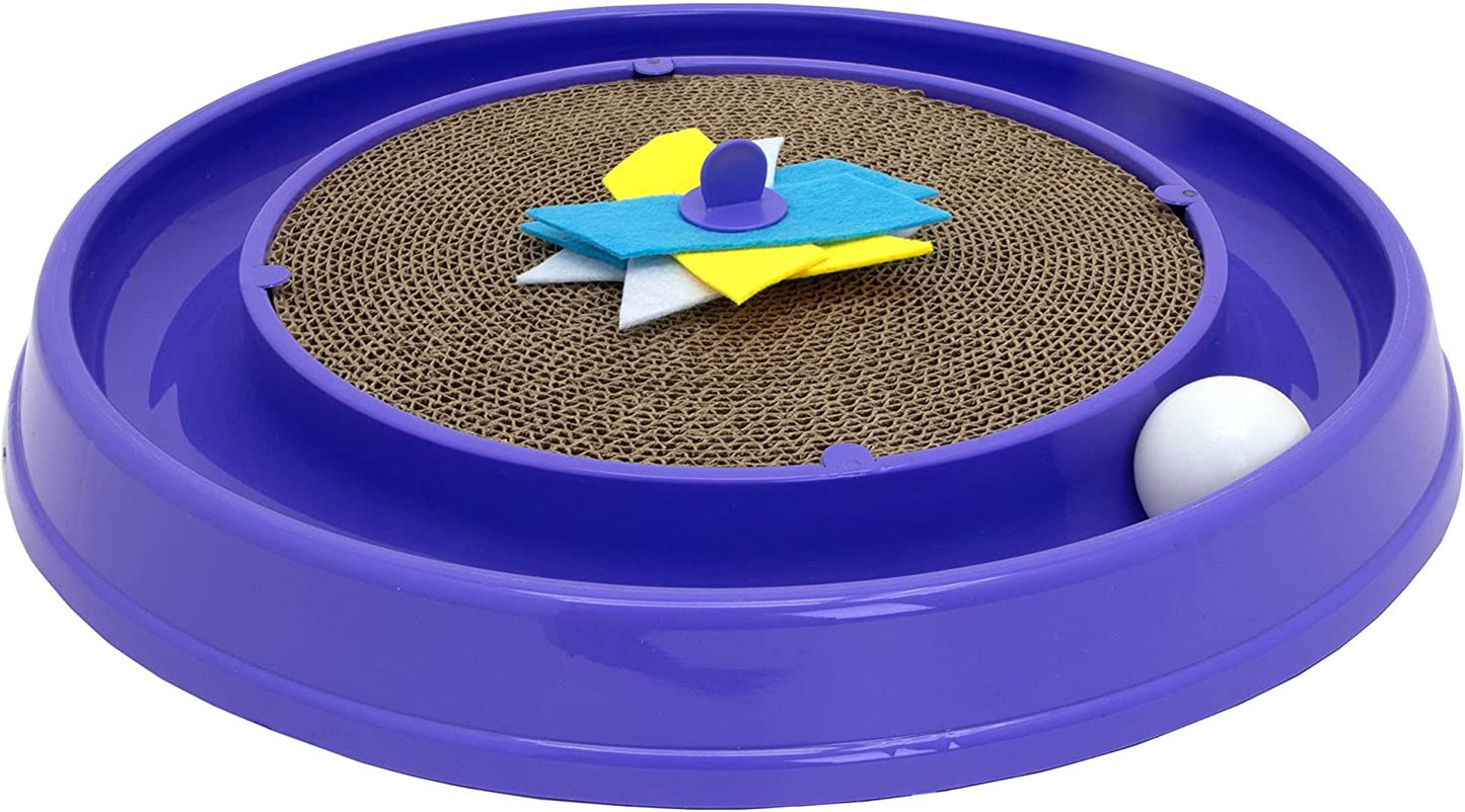 Kitty City Deluxe and Basic Cat Toy Box, Scratcher Ball Track Animals & Pet Supplies > Pet Supplies > Cat Supplies > Cat Toys Kitty City Scratcher Ball Track  