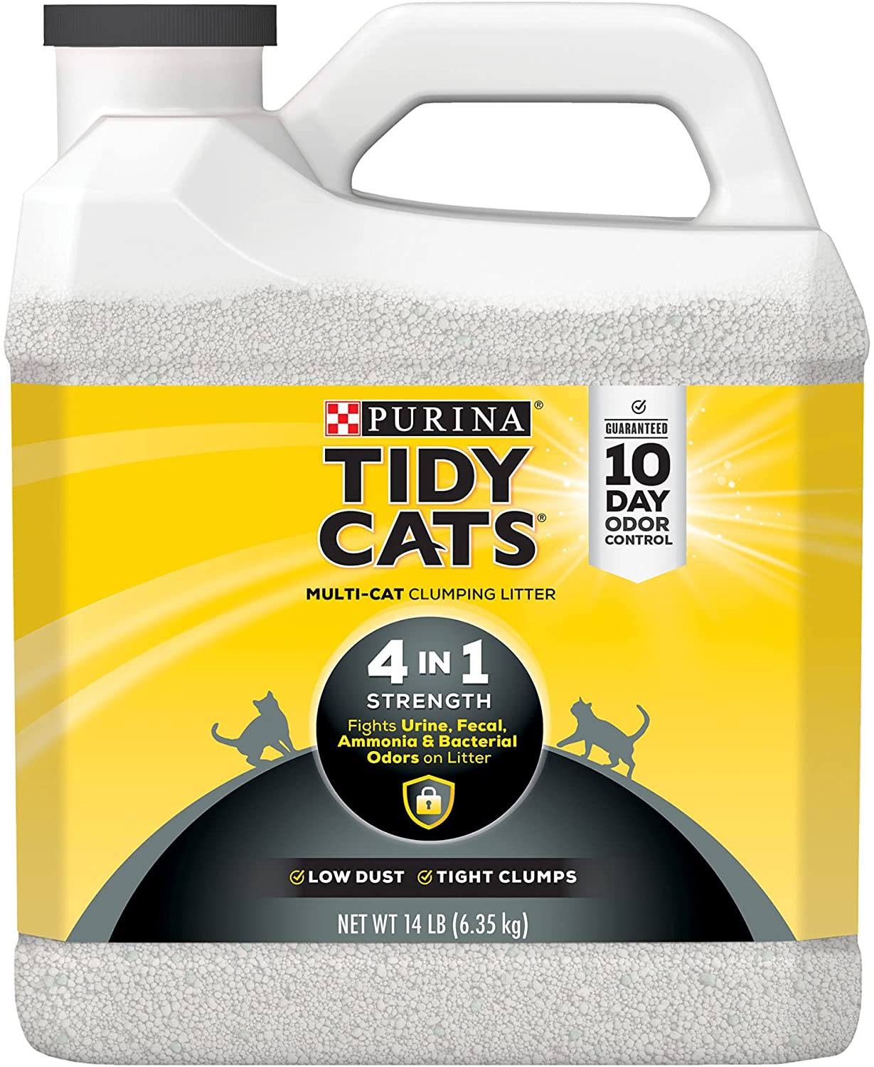 Purina Tidy Cats 4-In-1 Strength Clumping Cat Litter Animals & Pet Supplies > Pet Supplies > Cat Supplies > Cat Litter Purina Tidy Cats 4-in-1 (3) 14 lb. Jugs 